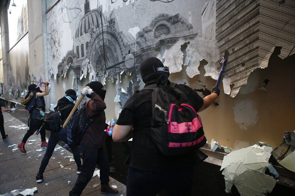 APTOPIX Mexico Women's March